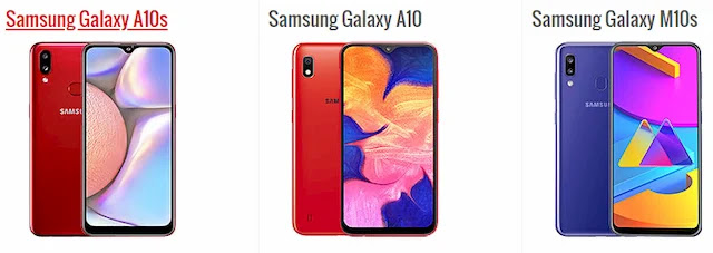 ما الفرق بين Samsung Galaxy A10 و Galaxy A10s؟