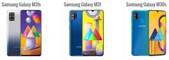 ما الفرق بين Samsung Galaxy M31 و Galaxy M31s؟